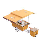 CE Integrated Box Structure 150KG Load Vending Food Cart