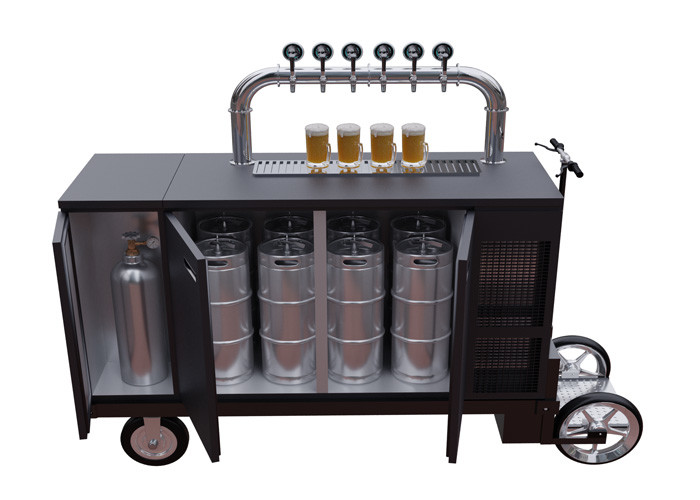 Customized Electric Beer Scooter Cart For Marketing, Vending And Distribution
