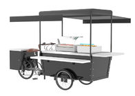 Multipurpose Scooter Trailer Food Cart Stainless Steel Frame With Water System