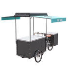 Three Wheels Cycle Ice Cream Cart Tricycle High Load Capacity For Outdoor
