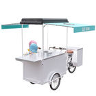Mobile Snack Cart Stainless Steel Material Easy Operating CE Approval