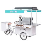 Multifunction Mobile Food scooter , Custom Coffee Cart 150KG Load Capacity