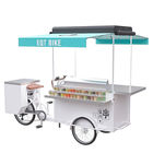 Electric / Pedal Trike Food Cart With High Temperature And Corrosion Resistance