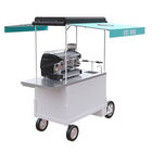 Mobile Coffee Bike Cart High Carbon Steel Frame With Strong Load Bearing Capacity