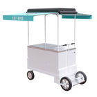 Modern Tricycle Ice Cream Cart , Aluminium Alloy Ice Cream Vending Bike