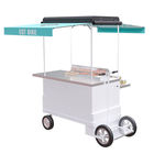 Multi Function Bicycle Food Truck , Mobile Food Service Cart With High Load Capacity