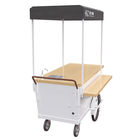 Modern Coffee Bicycle Push Cart Good Appearance With 1 Year Warranty