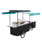 Electric Scooter Food Cart Easy Cleaning With Large Product Operation Space