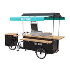 Europe Style Burger Food Cart 150KG Load Capacity CE Certification