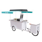Customized Burger Food Cart Carbon Steel Frame With High Load Capacity