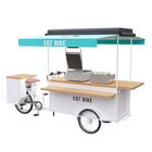 Electric Stainless Steel Burger Food Cart With Water System And Electric System