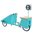 Easy Cleaning Stainless Steel Scooter Vending Cart Customized Brand Logo