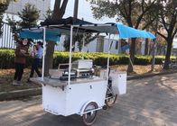 7 Speed Gear Disc Brake Stainless Steel Bike Food Cart