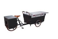 Box Structure Breakfast Mobile BBQ Grilled Food Tricycle