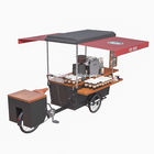 CE 6 Gear Speed 2510MM 300KG Tricycle Coffee Cart
