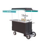Load 300KG Disc Brake Stainless Steel Vending Beer Cart