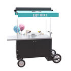 Anti Fouling 30km/H 3 Wheel Cotton Candy Bike Food Cart