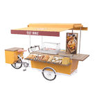 3600W Fast Food Hamburger Tricycle Burger Food Cart