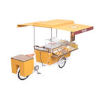 Aluminium Alloy Cargo 350w Rear Wheel Fast Food Cart
