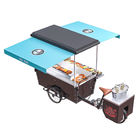 Box Structure Outdoor 48V Street Tricycle Hot Dog Cart