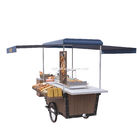Steel Outdoor Mobile Street Food Vending Cart 2600W 220V