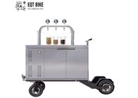 V Brake 3 Taste Beer Bike Cart Li Battery Coffee Vendor Cart