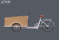 Multifunctional 3 Wheel Disc Brake Dutch Cargo Bicycle 150kg Load