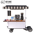 Four Wheel Electric Scooter Coffee Bike Cart IPX4 18KM/H