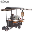 SS Tabletop Business Scooter Coffee Bike Cart 300KG Load