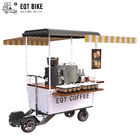 Cargo Scooter Wear Resistance Bicycle Coffee Cart With Remote Key