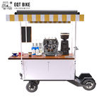 Cargo Scooter Wear Resistance Bicycle Coffee Cart With Remote Key