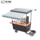 Waterproof Street Vending Coffee Bike Cart With Disc Brake