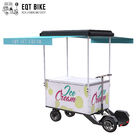 EQT Electric Scooter Ice Cream Bike Cart Battery Support Cargo Bike For Cold Drinks Front Load Business Bike