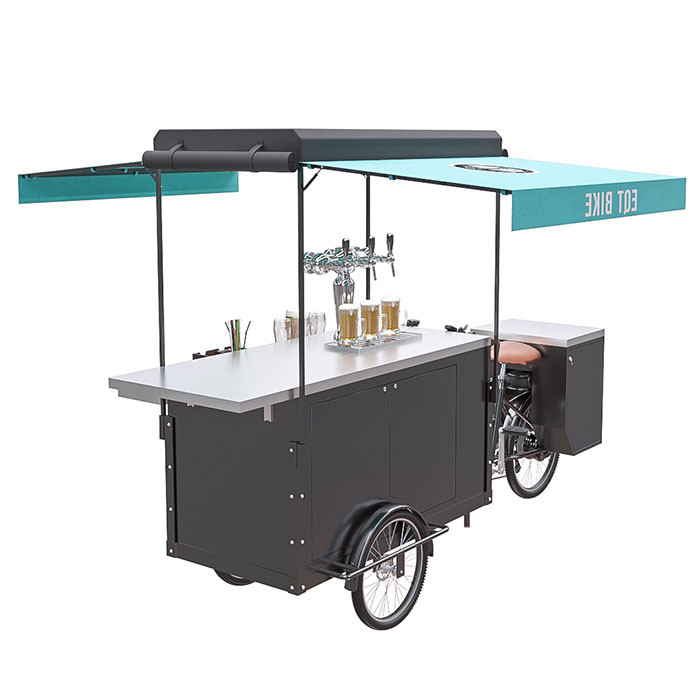 Air Cooled Modern Beverage Cart , Beverage Trolley Carts For Beer