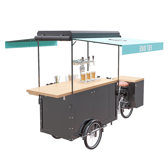 Multipurpose Commercial Beverage Serving Cart Convenient Operation