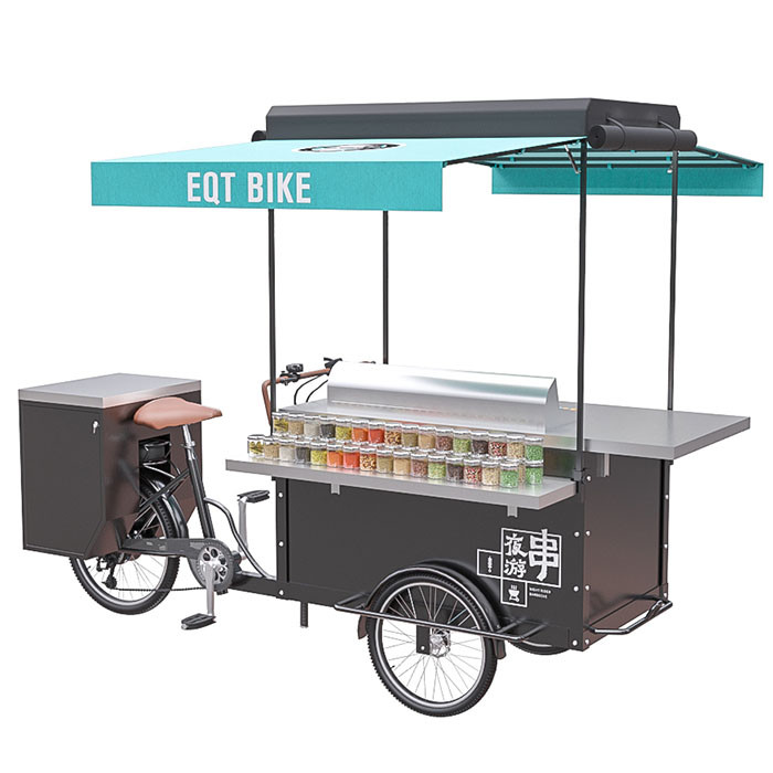 Customization accepted BBQ cart barbecue grill outdoor food bike