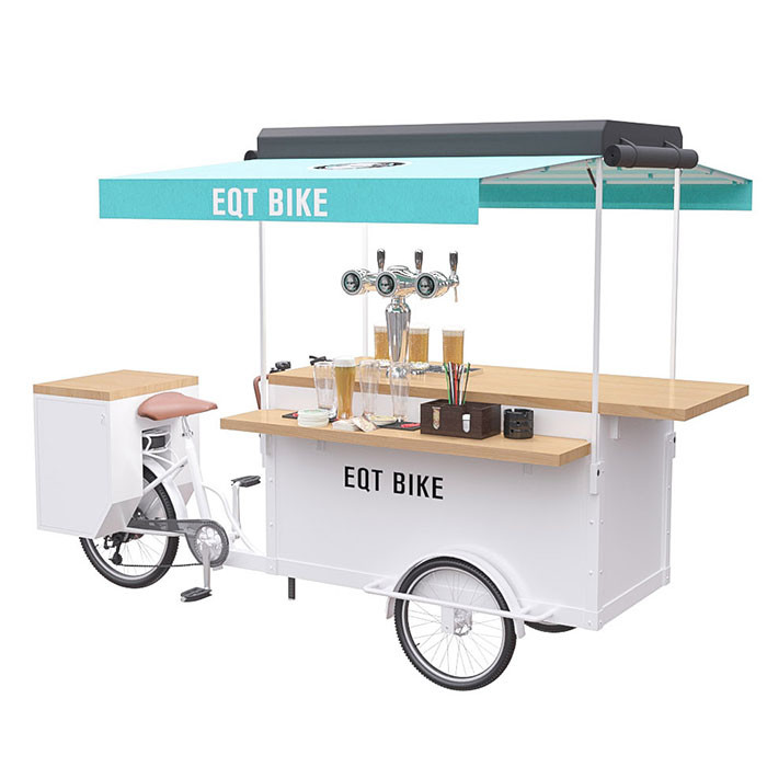 Mobile Electric Beer Scooter Cart With 1 Year Warranty CE Certification