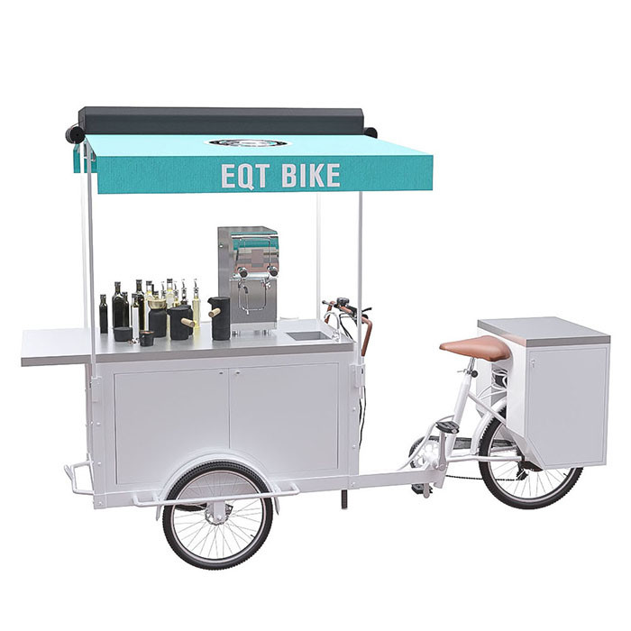 Mobile Drink Vending Bikes Tricycles 7 Speed Gear Speed Control System