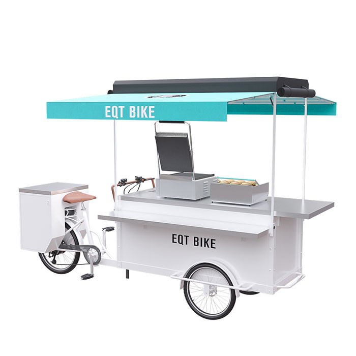 Multi Purpose Mobile Food Cart Box Structure With 1 Year Warranty