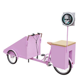 Europe Style Classical Bicycle Vending Cart With Large Storage Box