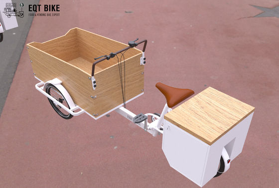 Multifunctional 3 Wheel Disc Brake Dutch Cargo Bicycle 150kg Load